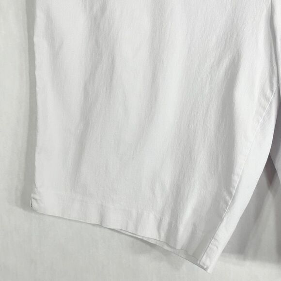 Avenue Plus Size 26 Shorts White Solid High Rise Pull On‎ 12 Inch Stretch 467 - Picture 3 of 11